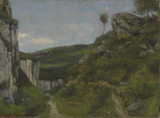 Gustave Courbet - Jura landscape
