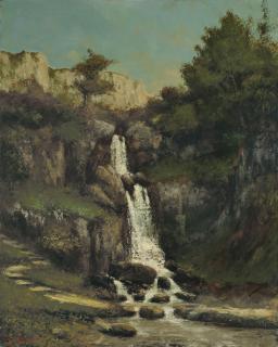 Gustave Courbet - La cascade