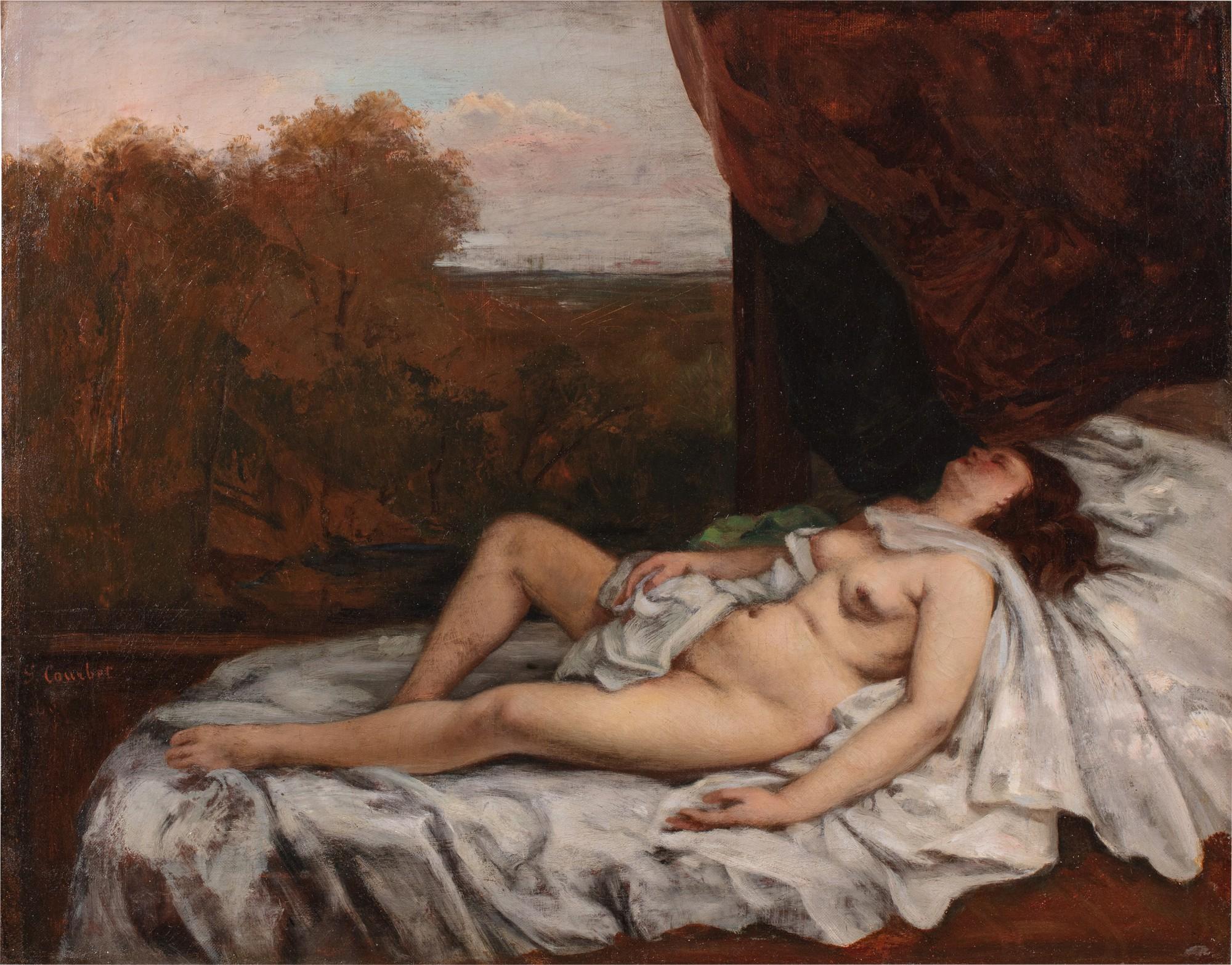 Gustave Courbet - La Dormeuse nue