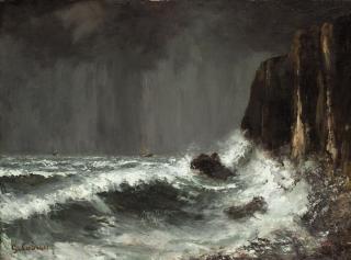 Gustave Courbet - La Falaise