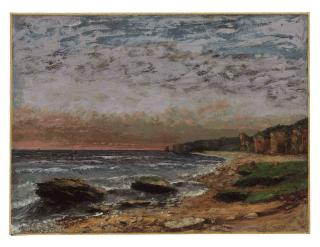 Gustave Courbet - La manche, environs d\'Étretat