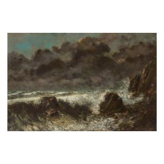 Gustave Courbet - La Mer Orageuse