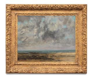Gustave Courbet - La plage de Saint-Aubin