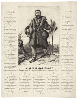 Gustave Courbet - L\'Apôtre Jean Journet partant pour la conquête de l\'harmonie universelle