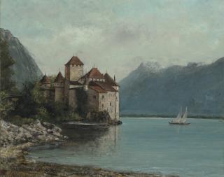 Gustave Courbet - Le Château de Chillon, Lake Geneva