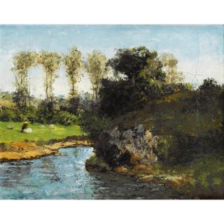 Gustave Courbet - Paysage De Saintonge