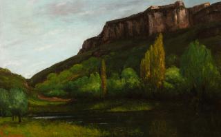 Gustave Courbet - Paysage près d\'Ornans