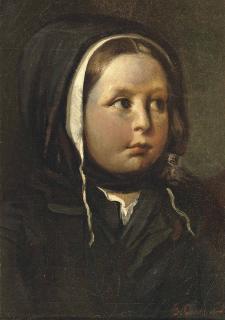 Gustave Courbet - Portrait d\'une fillette