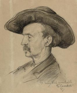 Gustave Courbet - Portrait of a man