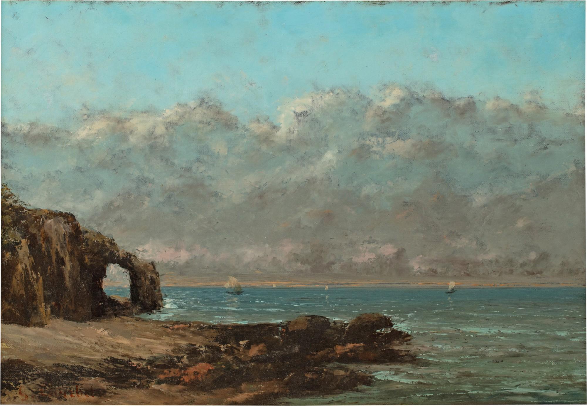 Gustave Courbet - Rivage normand