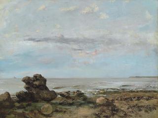 Gustave Courbet - The Beach at Trouville