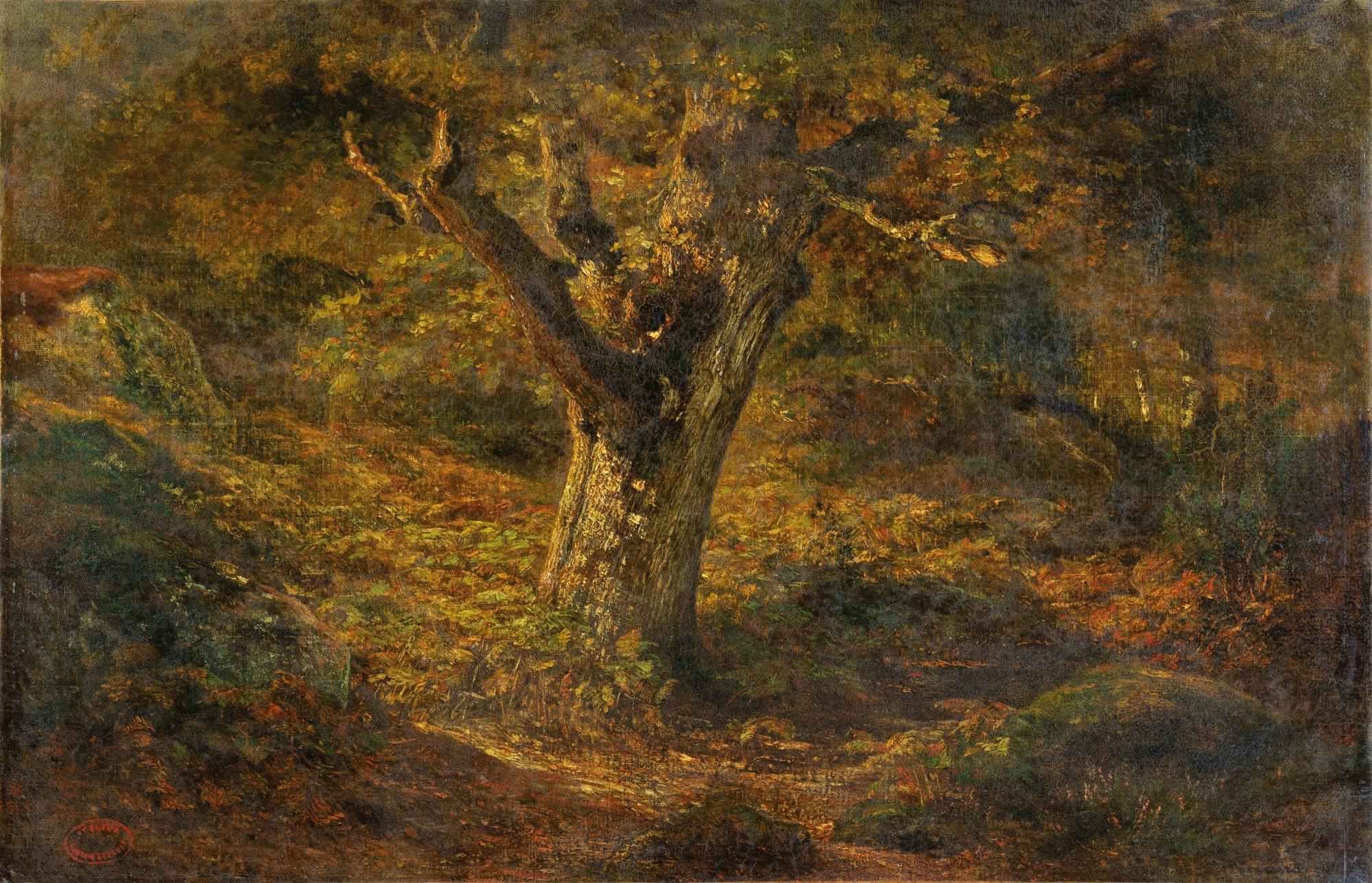 Gustave Courbet - The old Oak, Ornans