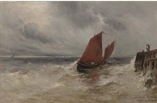 Gustave de Bréanksi - At Peel, Isle of Man, A Sketch