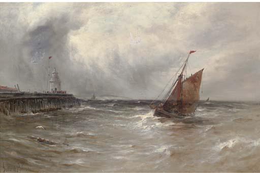Gustave de Bréanski - Squally Weather, Gorleston Harbour