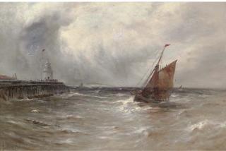Gustave de Bréanski - Squally Weather, Gorleston Harbour