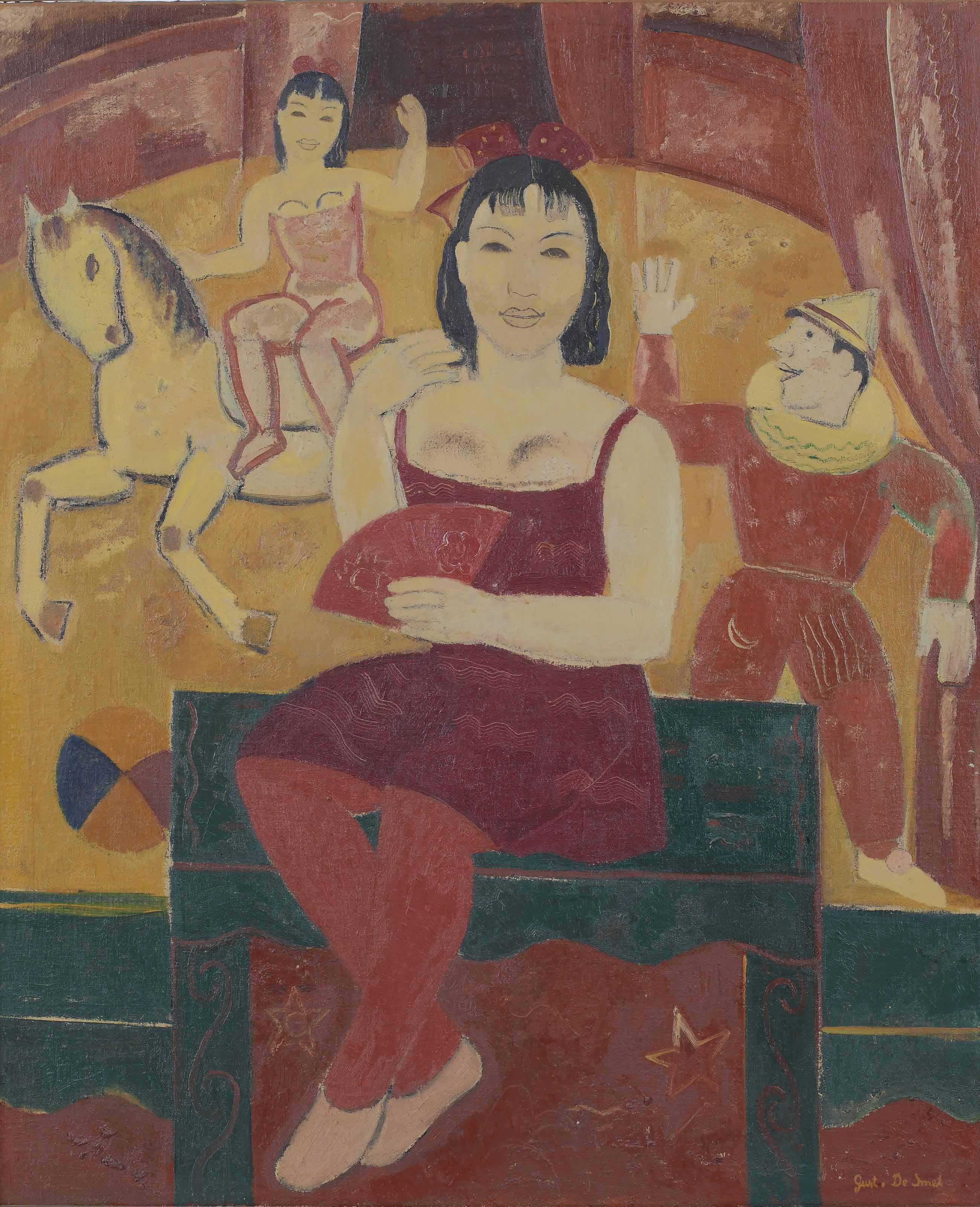 Gustave De Smet - De Kunstrijdster