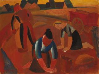 Gustave De Smet - La récolte des pommes de terre - Potato harvest