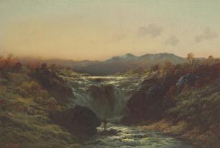 Gustave Doré - A Mountain Torrent In The Highlands