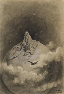 Gustave Doré - Le Corbeau et la Mort