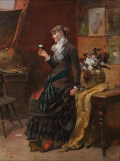 Gustave François Lasellaz - The artist\'s muse