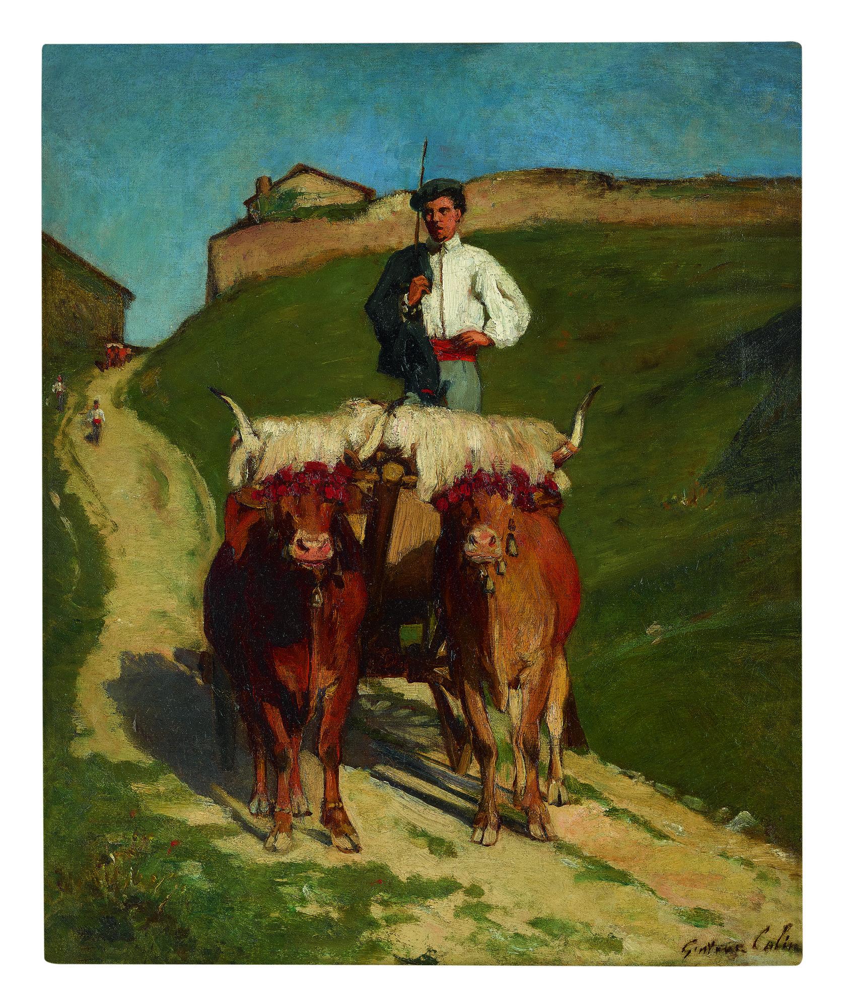 Gustave Henri Colin - On To The Basque Celebration