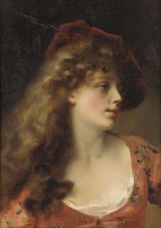 Gustave Jean Jacquet - A Young Beauty