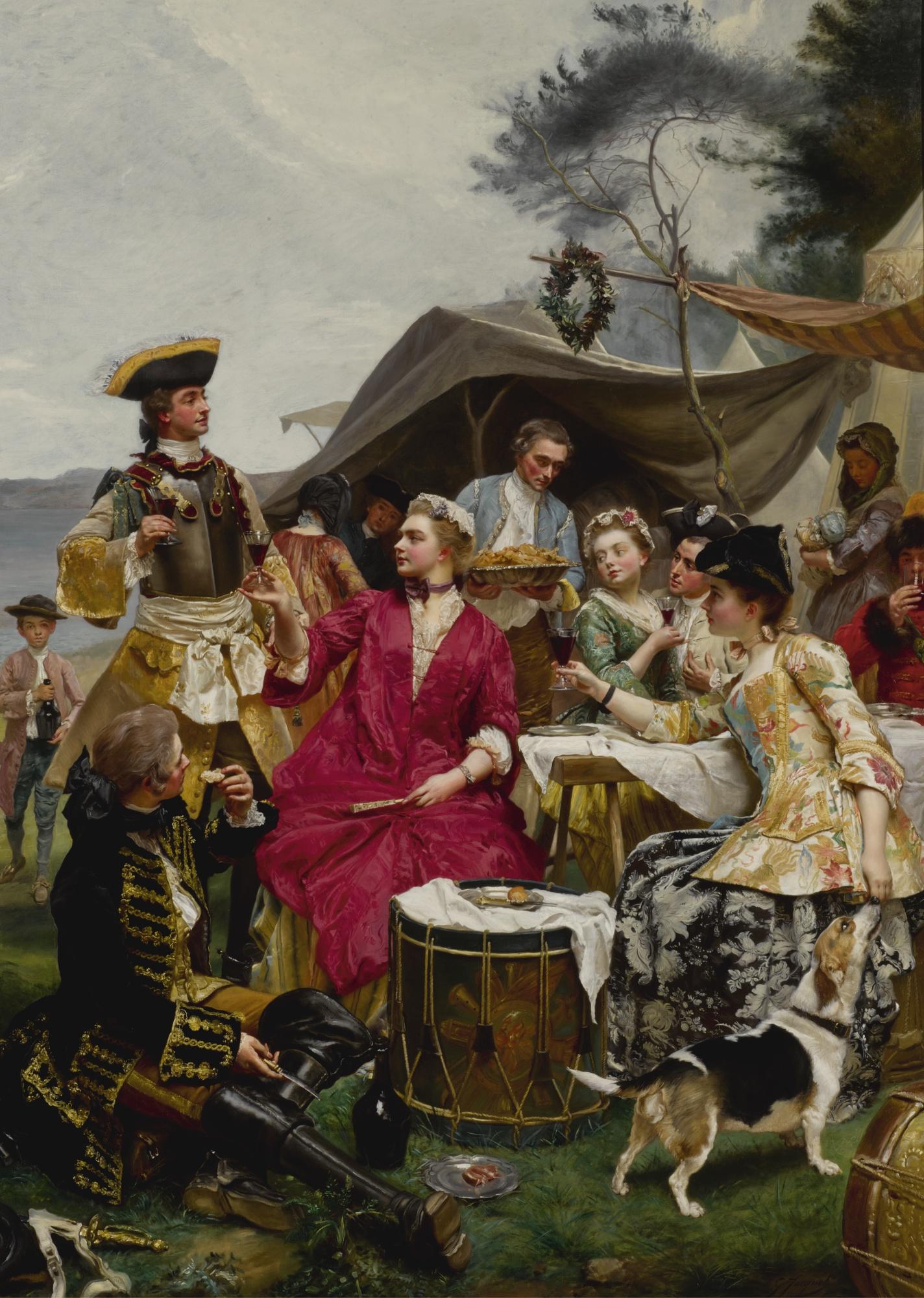 Gustave Jean Jacquet - French la Bienvenue