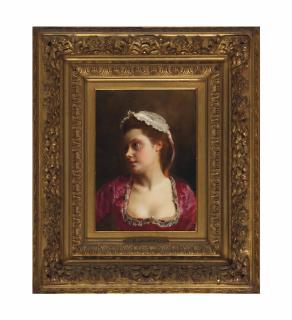 Gustave Jean Jacquet - La Belle En Rouge