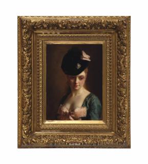 Gustave Jean Jacquet - Portrait De Jane Parisienne