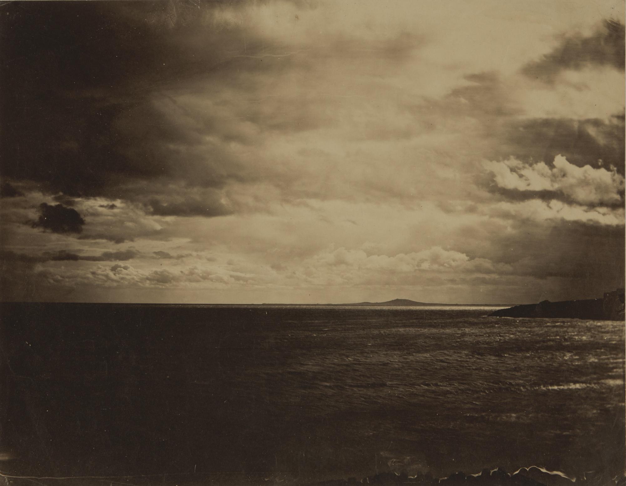 Gustave Le Gray - Ciel Chargé - Mer Méditerranée (Cloudy Sky, Mediterranean Sea)