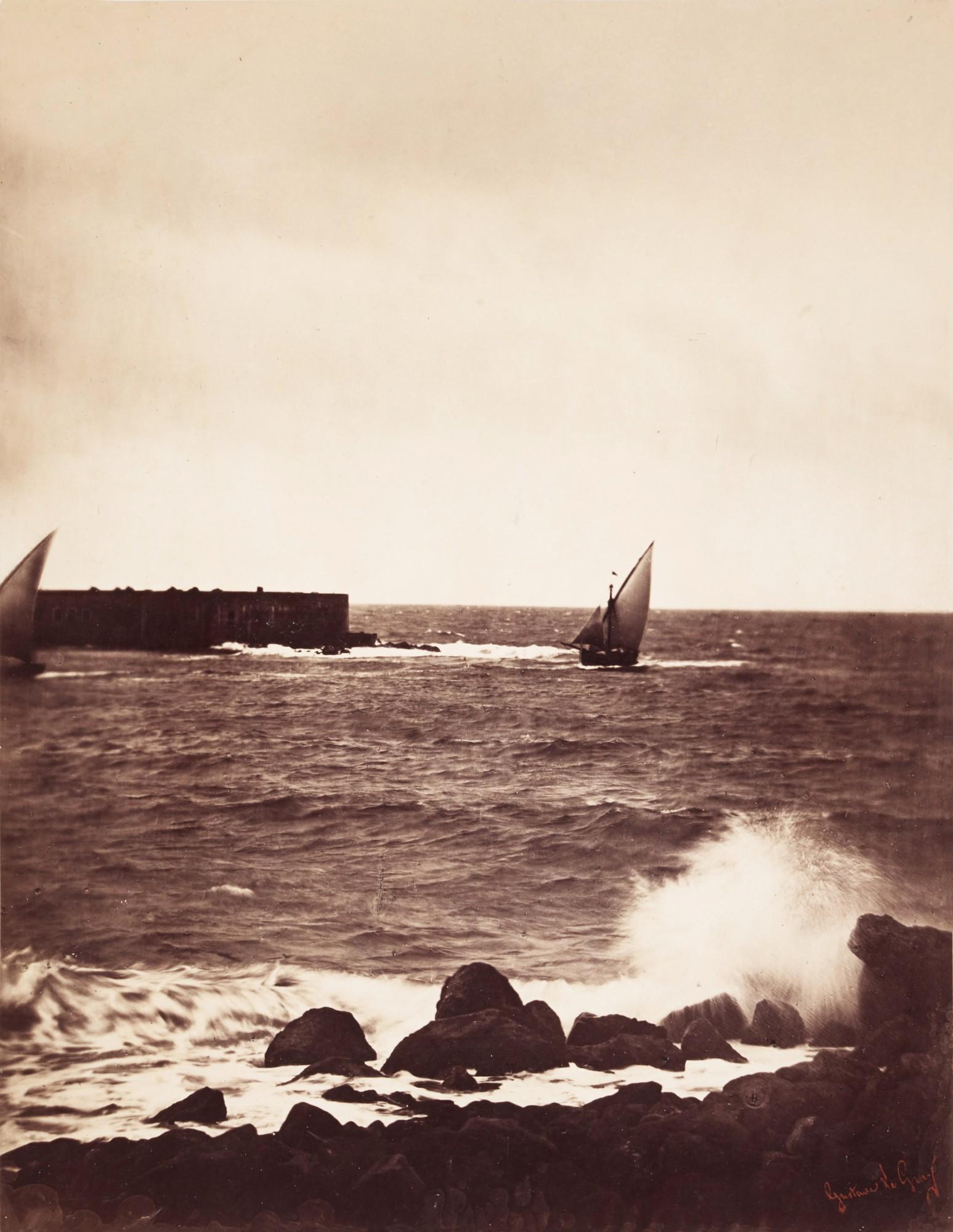 Gustave Le Gray - \'La Vague Brisée, Mer Méditeranée No 15\', (The Breaking Wave), 1857