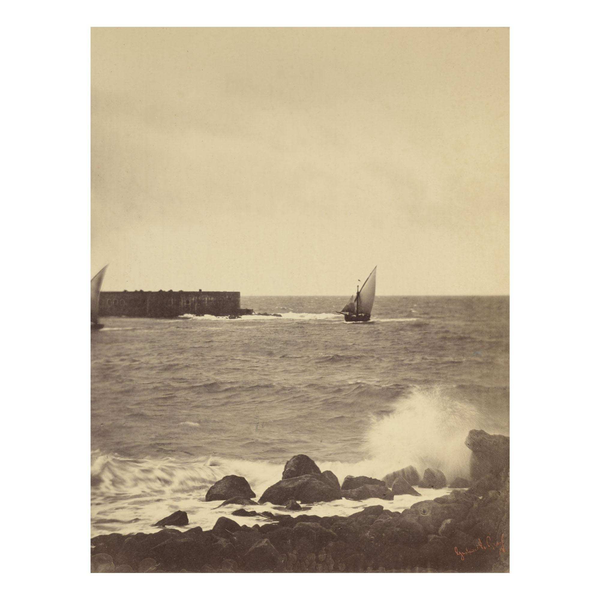Gustave Le Gray - \'La Vague Brisée, Mer Méditeranée\' (The Breaking Wave)