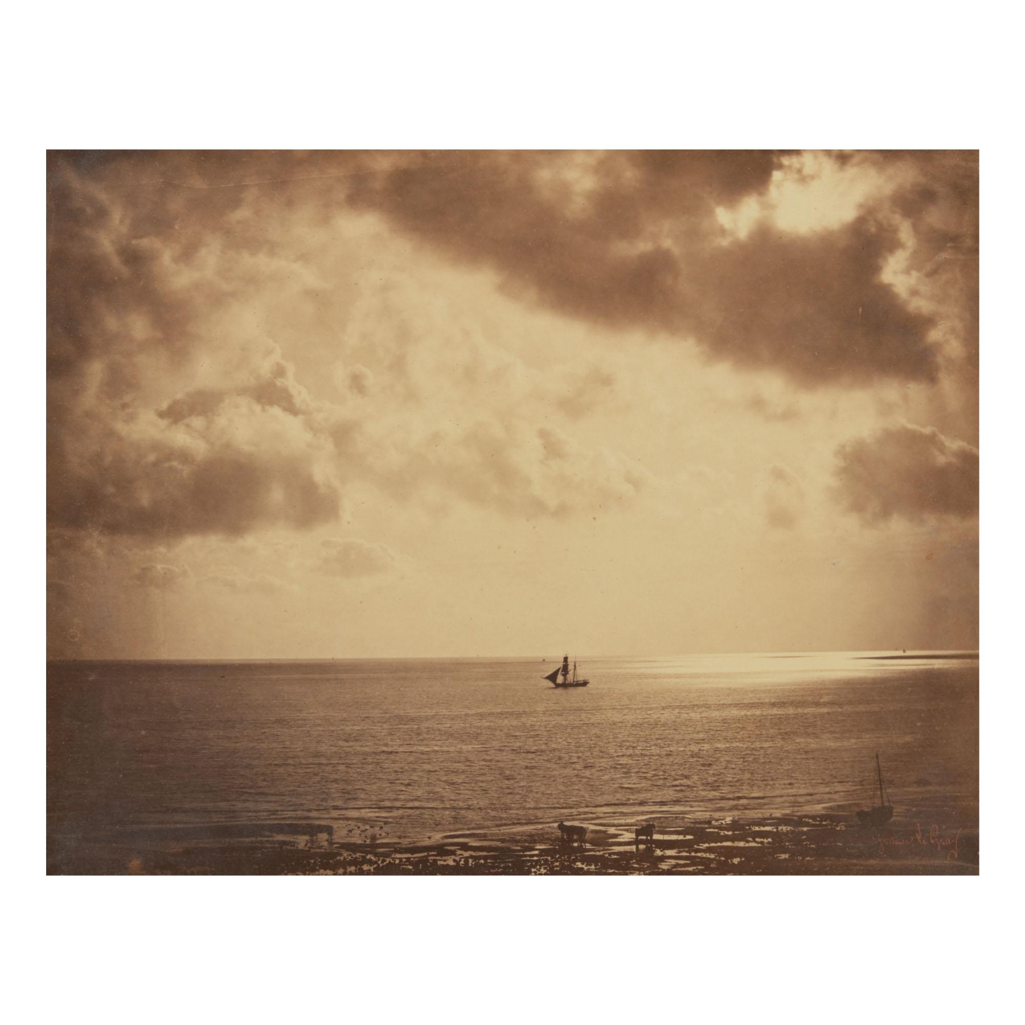 Gustave Le Gray - Le Brick Au Clair De Lune (Brig On The Water)