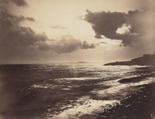 Gustave Le Gray - Mediterranean with Mount Agde, 1856-1859