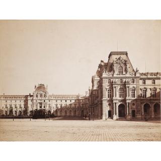 Gustave Le Gray - Pavillon Mollien, Louvre, Paris, 1857-59