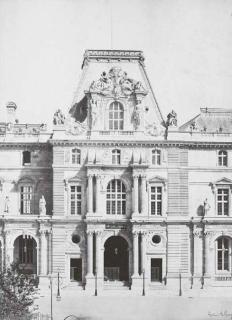 Gustave Le Gray - Study of the Pavilion Colbert at the Louvre