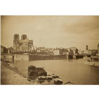 Gustave Le Gray - View Of The Seine And Notre-Dame, Paris, C. 1859