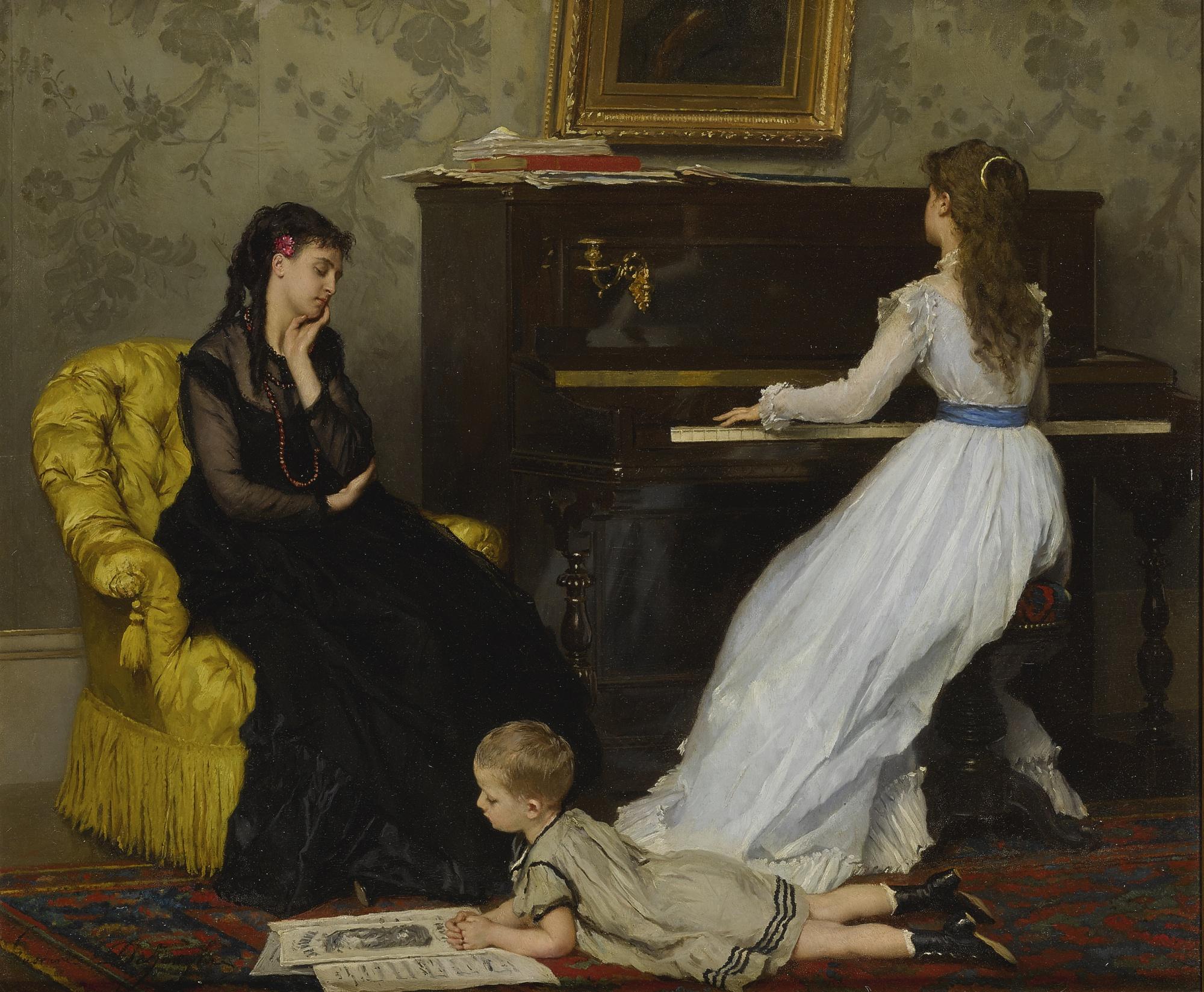 Gustave Léonard De Jonghe - Belgian practicing 