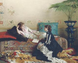 Gustave Léonhard de Jonghe - Idle Moments