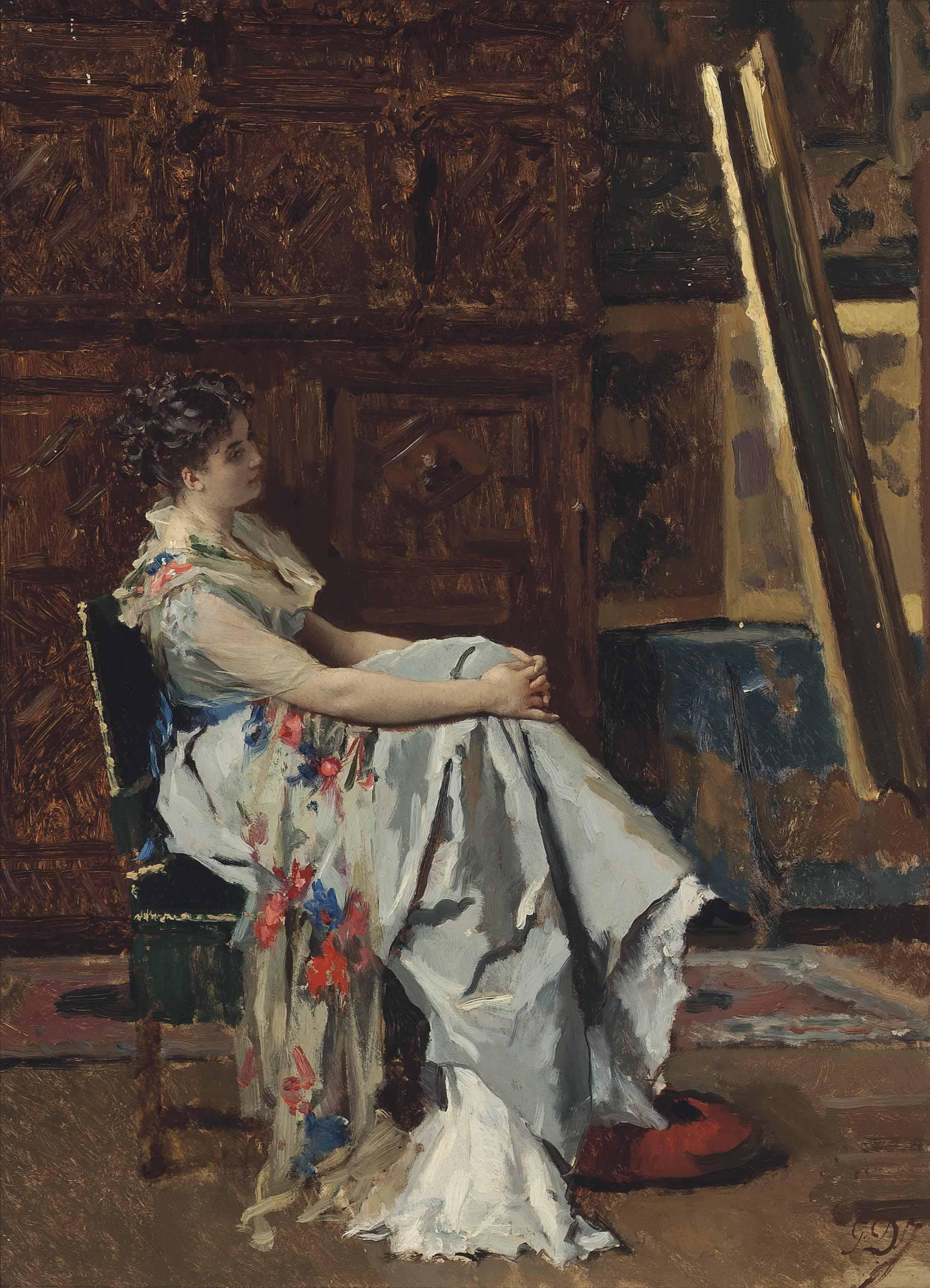 Gustave Léonhard De Jonghe - Le Modèle