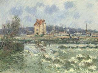 Gustave Loiseau - Barrage de Saint Martin, Inondation de L\'Oise