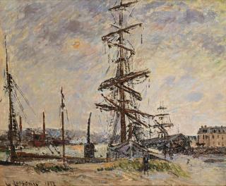 Gustave Loiseau - Bateaux À Quai Au Havre
