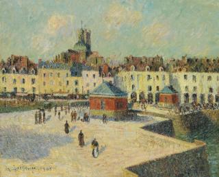 Gustave Loiseau - Dieppe, Le Quai De Carenage