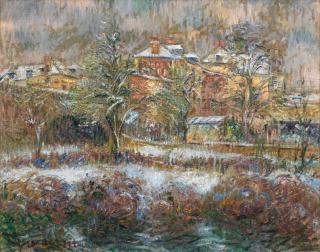 Gustave Loiseau - Effet de neige, Magny-en-Vexin, Val d\'Oise
