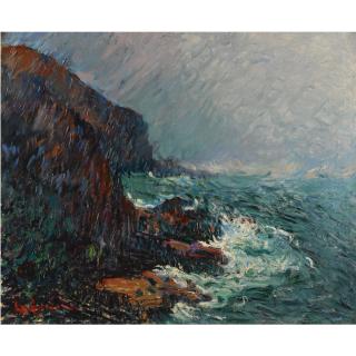 Gustave Loiseau - Falaises En Normandie