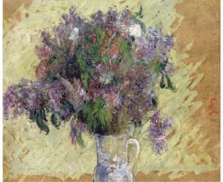 Gustave Loiseau - Fleurs melées dans une cruche