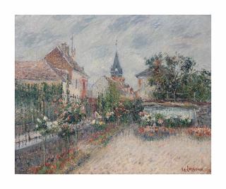Gustave Loiseau - Jardin de l\'école