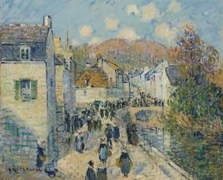 Gustave Loiseau - Jour de marché à Pont-Aven