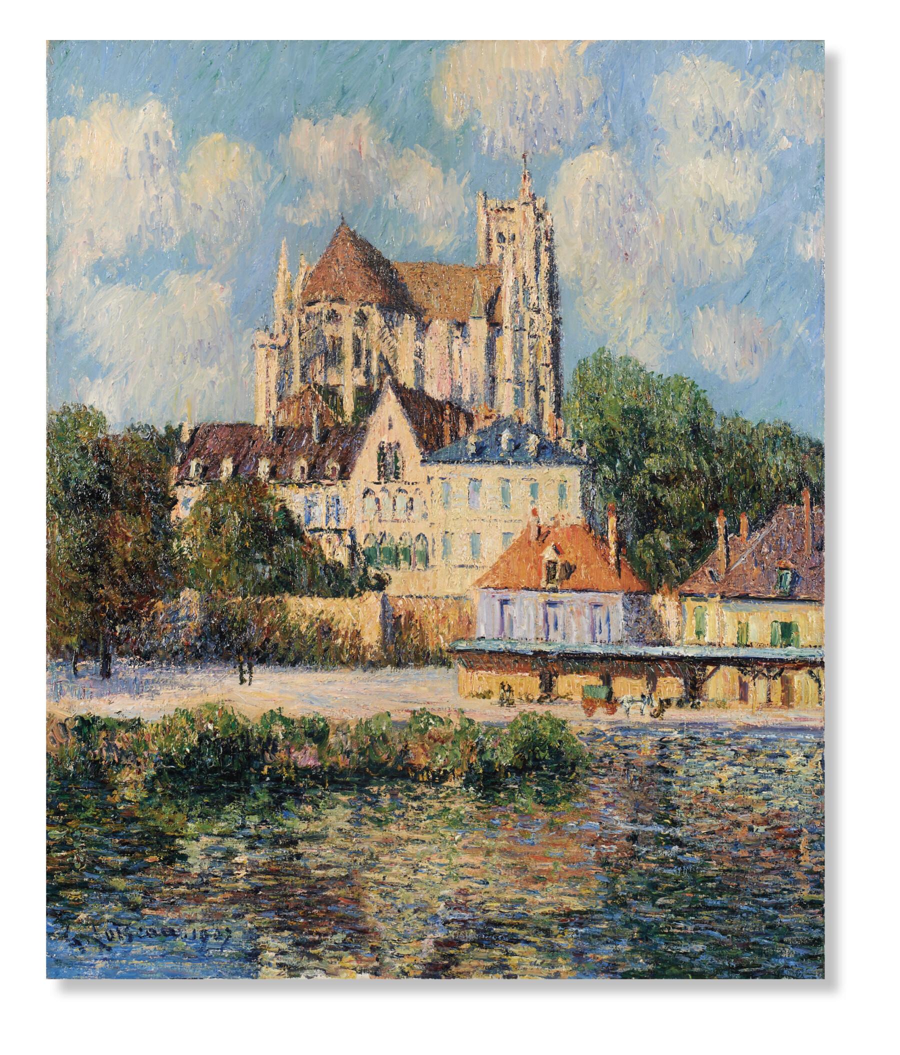 Gustave Loiseau - La Cathédrale d\'Auxerre