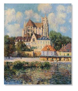 Gustave Loiseau - La Cathédrale d\'Auxerre